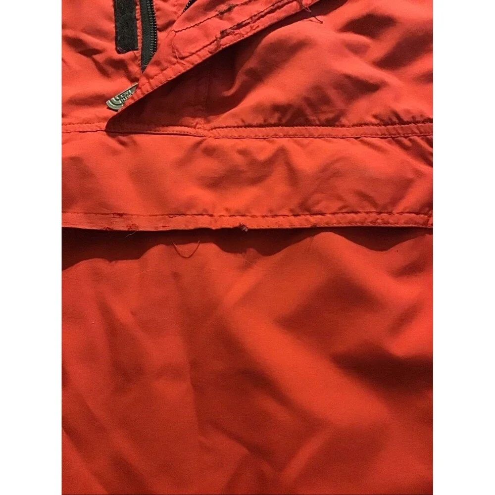 The North Face Vintage Red & Black Anorak Pullover Jacket